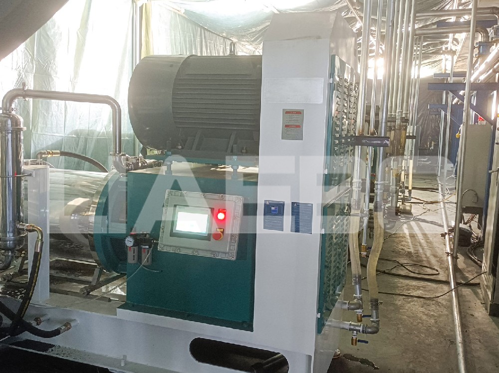 山西某材料公司100L納米砂磨機(jī)調(diào)試成功