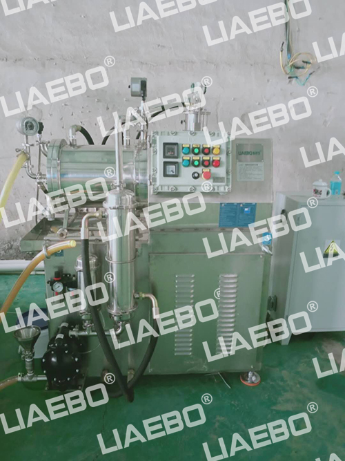 山東客戶（色漿）LBBN-30L 棒銷式納米砂磨機(jī)