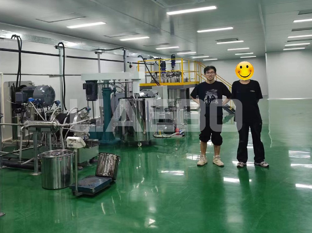 河北某新能源科技有限公司水系導電混合漿料生產(chǎn)線調(diào)試成功