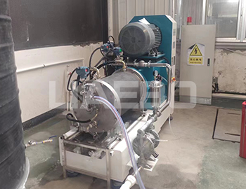 湖南某新材料有限公司2臺(tái)30L砂磨機(jī)、1臺(tái)60L砂磨機(jī)調(diào)試成功