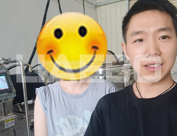 廣東某材料科技有限公司30L砂磨機調(diào)試成功