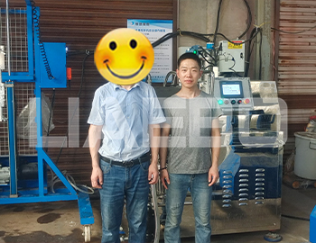 南通某技術有限公司30L砂磨機調(diào)試成功