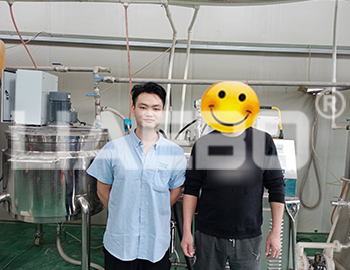 安徽某電子漿料企業(yè)30L聚氨酯納米砂磨機(jī)